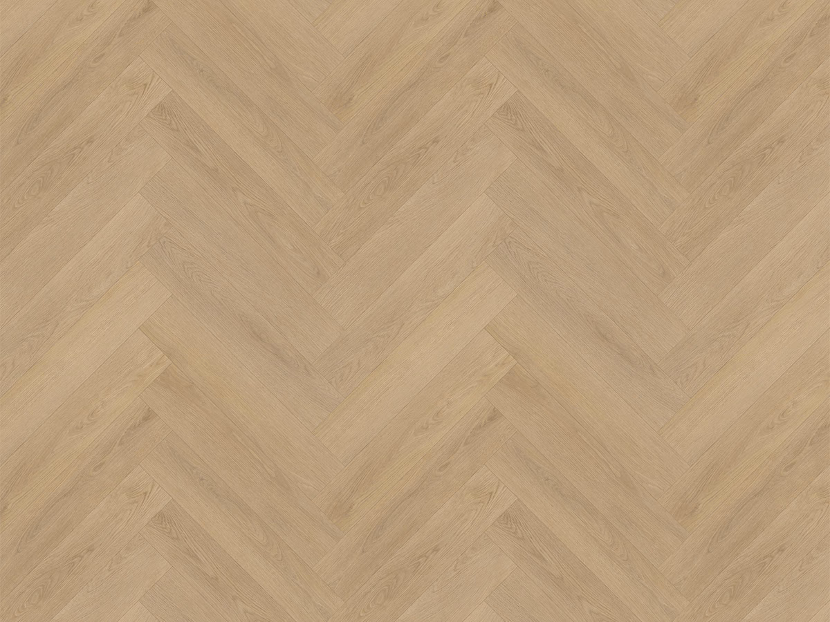 Sunny Oak Visgraat Click — naturel eiken PVC vloer van Calitex