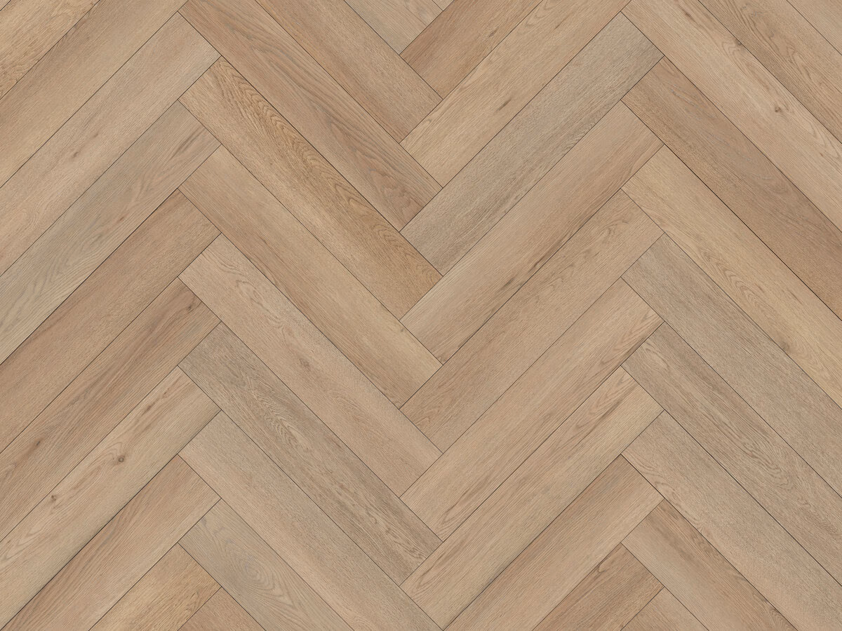 Ruby Visgraat Click — naturel eiken PVC vloer van Calitex