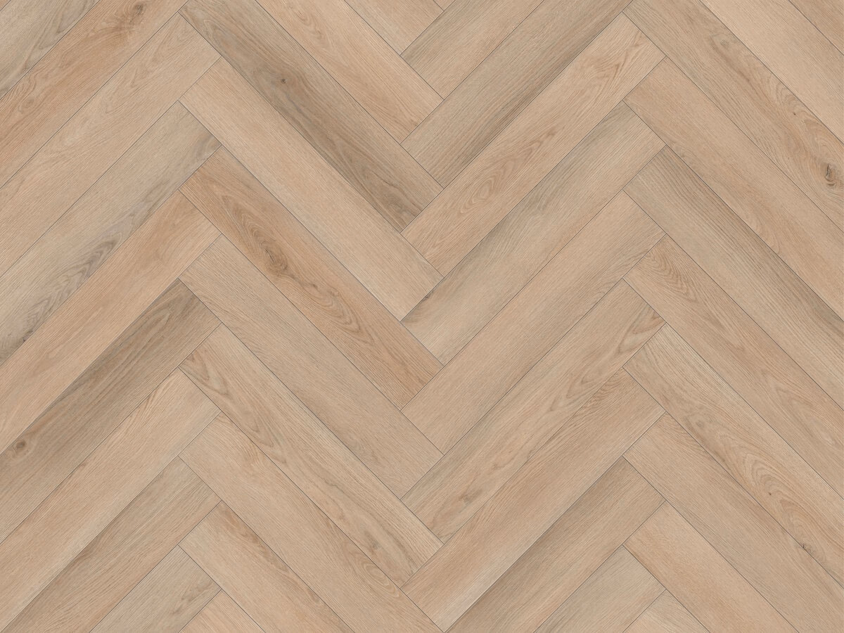 Eternity Visgraat Click — naturel eiken, Visgraat