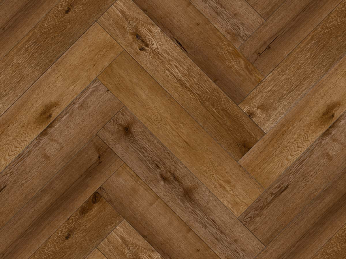 Sugar Oak Visgraat Click — naturel eiken PVC vloer van Calitex
