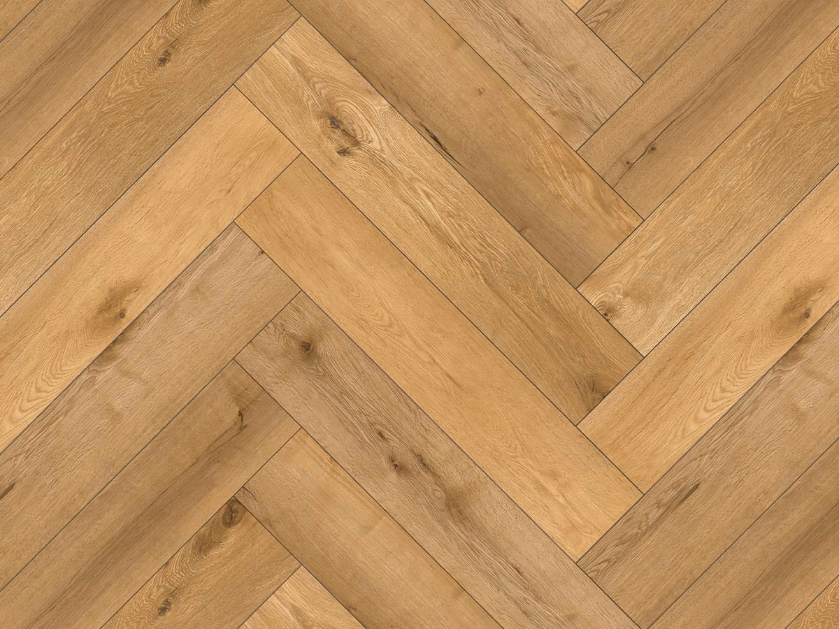 Natural Visgraat Dry-Back — naturel eiken, Visgraat