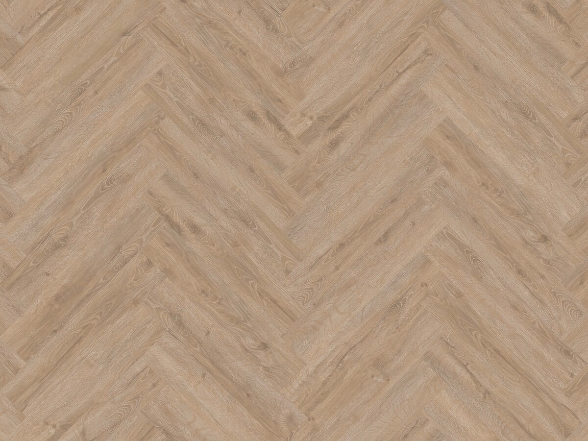 Amazon Visgraat Click — naturel eiken, Visgraat