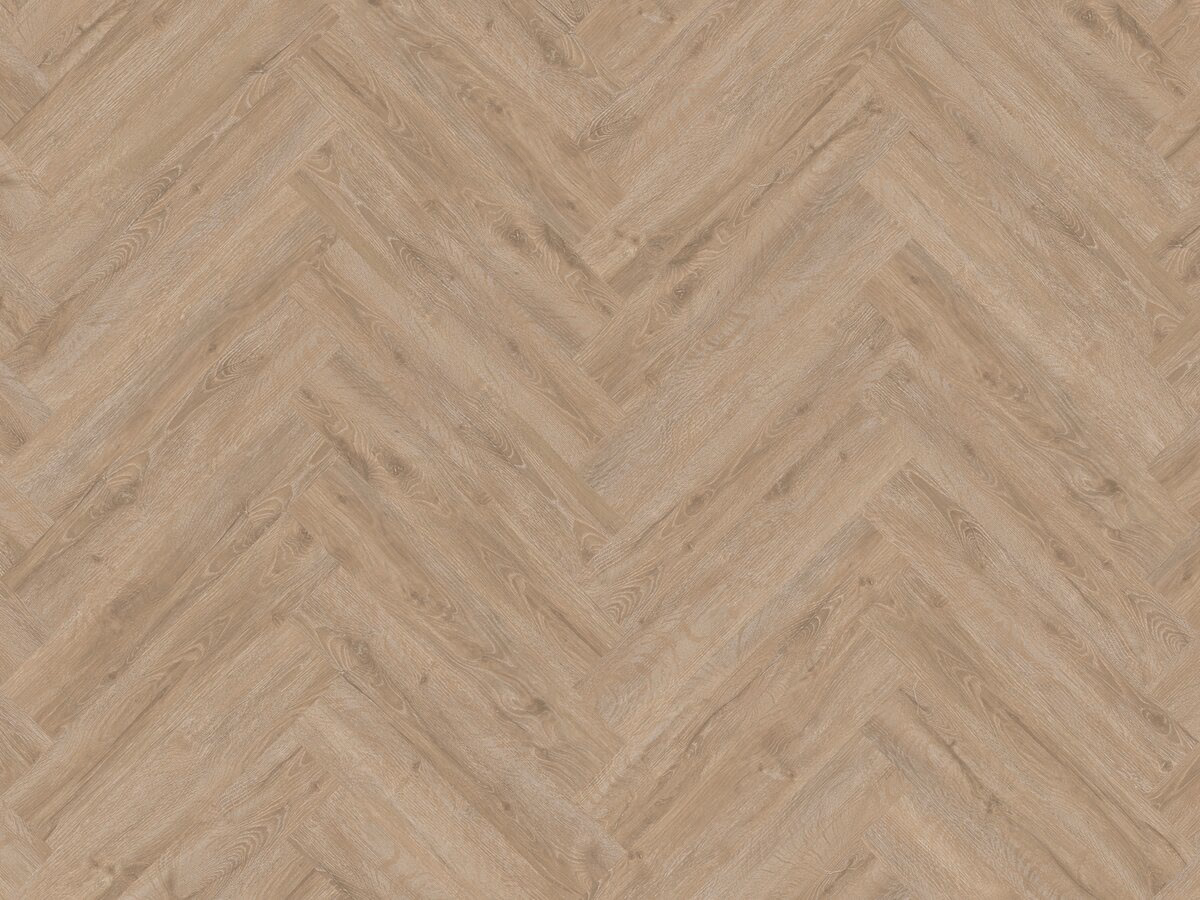 Amazon Visgraat Click — naturel eiken PVC vloer van Calitex