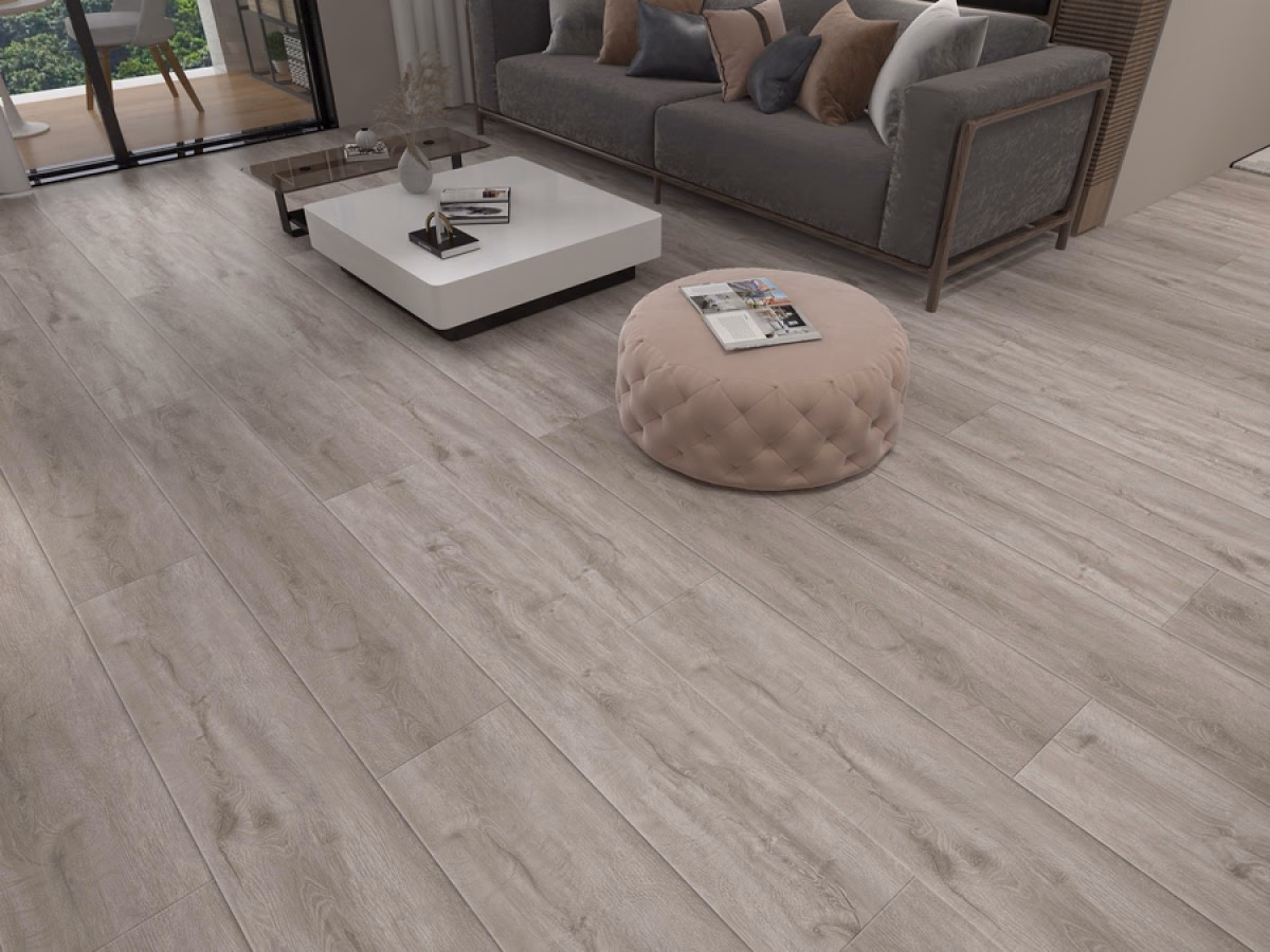 Victoria Plank Click in een woonkamer gelegd