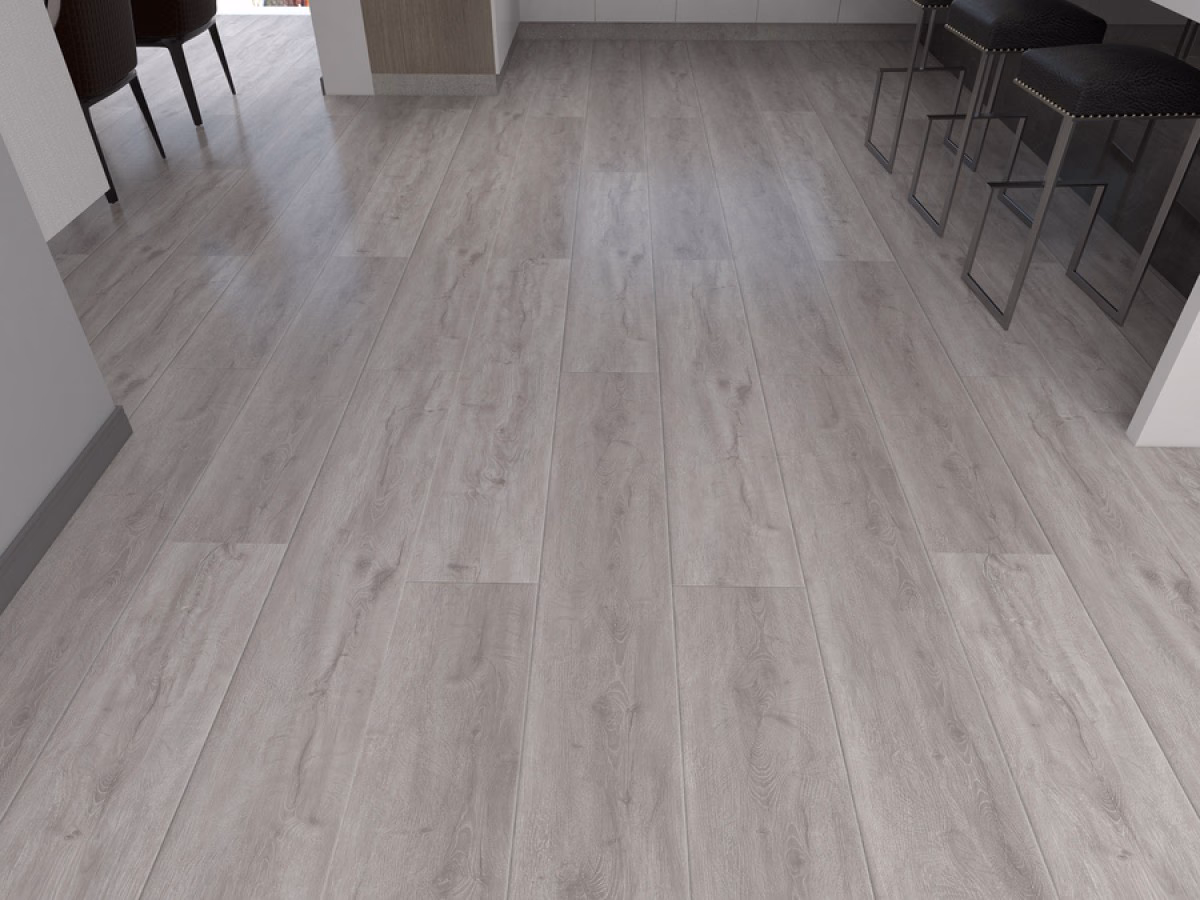 Gran Canaria Plank Click in een woonkamer gelegd
